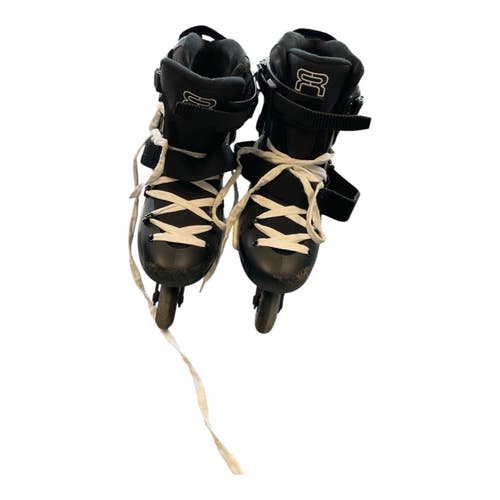 Used IN LINE SKATES Senior Rec Fitness Skates Black Senior 11.5 11450-S000524011