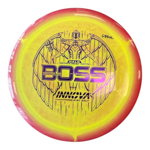 Used Innova HALO STAR BOSS Disc Golf Driver Orange 170g 11450-S000524076