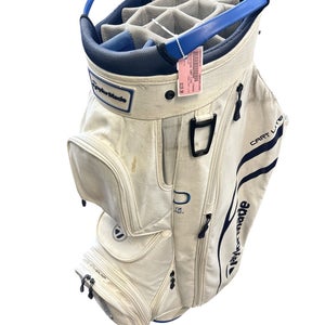 Used Taylormade CART LITE Mens Cart Bag White 11450-S000524074