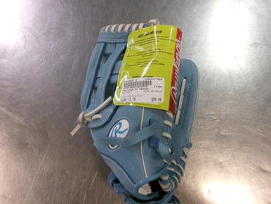 Used Rawlings R9 Series Bb Sb Glove Rh Throw Carolina Blue 12" 11868-s000069713