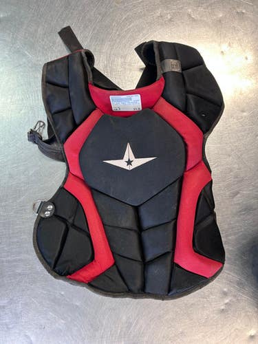 Used All Star Chest Protector Catchers Chest Protector Red Junior 11868-s000069692