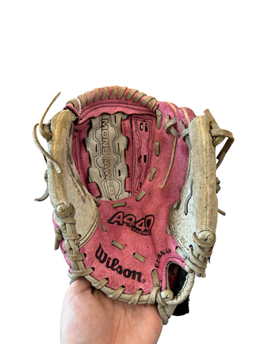 Used Wilson A440 Fastpitch 10 In Bb Sb Glove Rh Throw Pink 10" 11682-s000133330