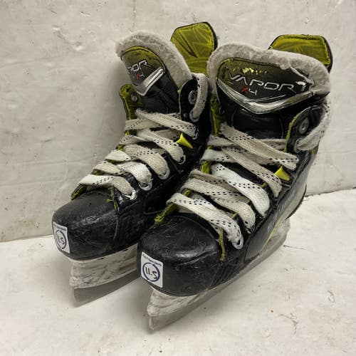 Used Bauer VAPOR X4 Youth Hockey Skate Black And Yellow Youth 11.5 11855-S000206399