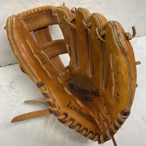 Used Louisville Slugger Diamond Ace 2617 Baseball Glove RH Throw Tan 12" 11855-S000206370