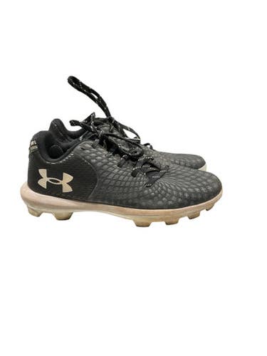 Used Under Armour Bb Sb Cleats Black Junior 04 11847-s000035896