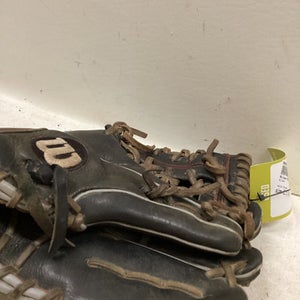 Used Wilson A1000 Bb Sb Glove Rh Throw Black 11 1 2" 11725-s000502743