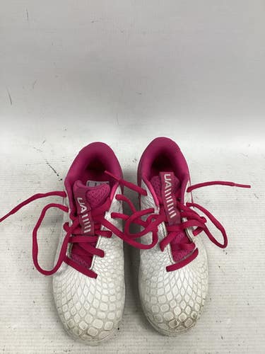 Used Under Armour Cleat Bb Sb Cleats Pink Youth 13.0 11851-s000047426
