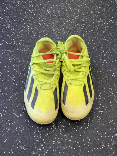 Used Adidas Soccer Cleats Optic Yellow Junior 01 11849-s000040411