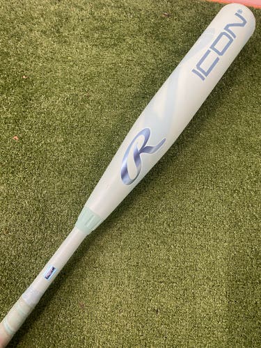 2026 Rawlings Icon Composite Bat USABat Certified (-8) Composite 23 oz 31" (Used)
