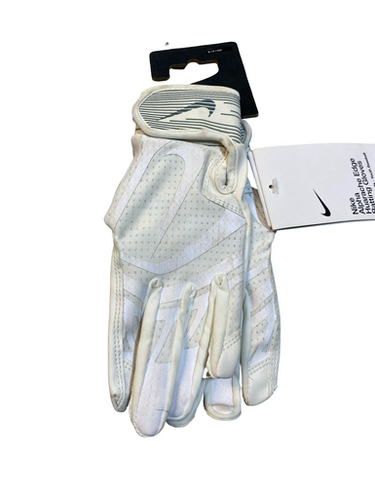 Used Nike Bb Sb Batting Gloves White Sm 11706-s000378507