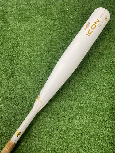 2024 Rawlings Icon Composite Bat USSSA Certified (-5) Composite 27 oz 32" (Used)
