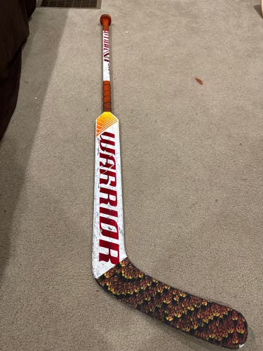 Intermediate Warrior Ritual V1 SR Regular Goalie Stick 23.5" Paddle (Used)