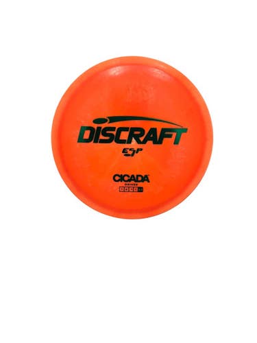 Used Discraft Esp Cicada 175g Disc Golf Driver Orange 11692-s000151851