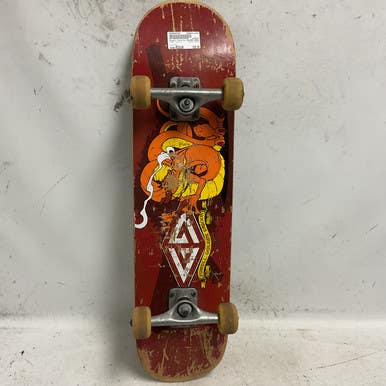 Used Powell Peralta Golden Dragon Complete Skateboard Red Regular 11855-s000204765