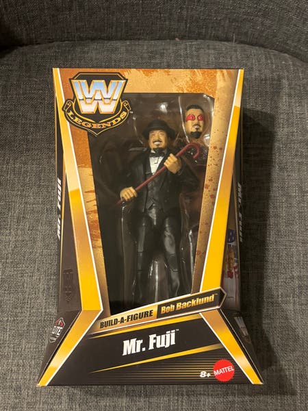 Mr Fuji WWE Elite Collection Legends Series 30 Action Figure New