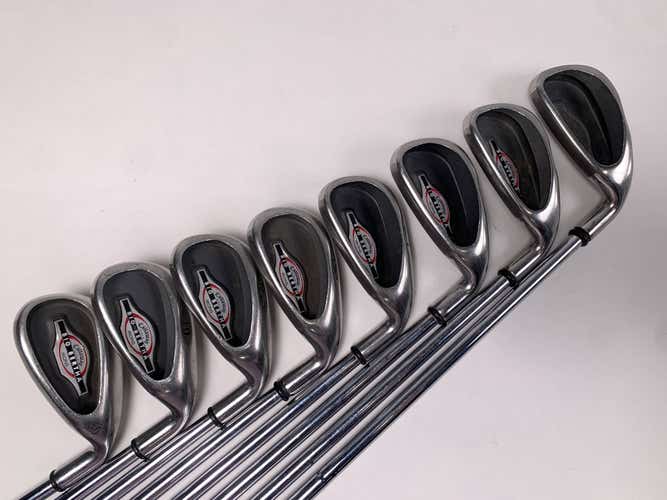 Callaway Big Bertha 2002 Iron Set 4-PW+GW Big Bertha Uniflex Steel Mens RH