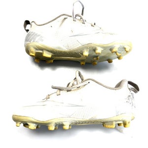 Used Nike Lax Cleats Boys White Junior 03.5 11860-s000309948