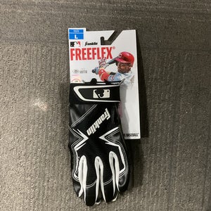 Used Franklin Bb Sb Batting Gloves Black Sm 11614-s000237752