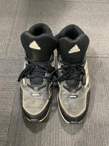Used Adidas Icon Baseball Cleats Bb Sb Cleats Black Senior 8 11614-s000237711
