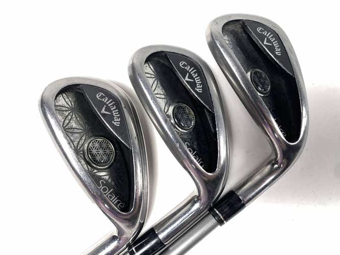 Callaway Solaire 2018 Iron Set 7-9 Solaire Ladies Graphite Womens RH