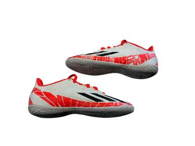 Used Adidas Soccer Indoor Shoes White Junior 01.5 11873-s000228832