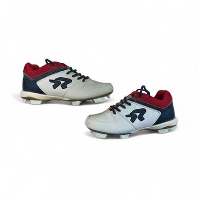 Used Ringor Bb Sb Cleats White Red Navy Senior 7 11873-s000217275
