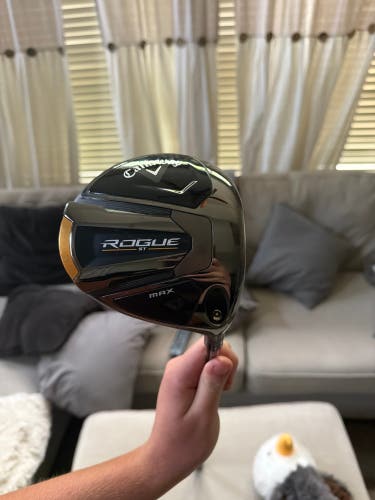 Men's 2022 Callaway Rogue ST Max Right Handed Driver Stiff Flex 10.5 Loft Graphite Shaft (Used)