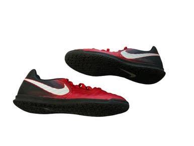 Used Nike Tiempo Soccer Indoor Shoes White Black Red Junior 04 11873-s000238316
