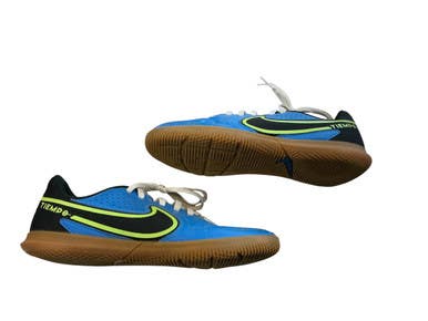 Used Nike Tiempo Soccer Indoor Shoes Royal Blue Junior 04 11873-s000236824