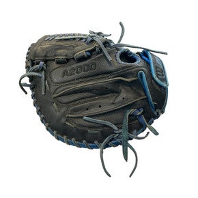 Used Wilson A2000 A2403 Fp Cm14 Ss Bb Sb Catchers Rh Throw Black And Royal Blue 34" 11873-s000234727