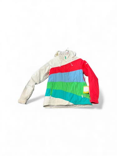 Used Roxy Outerwear Heavy Jacket White Small 11873-s000205512