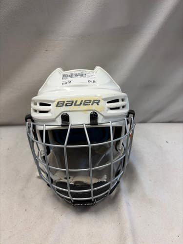 Used Bauer Prodigy Youth Helmet Cage Combo White Sm 11490-s000273943