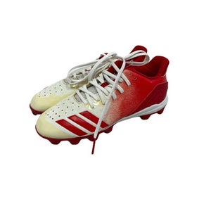 New Adidas Icon Jr 4.5 Bb Sb Cleats White And Red 11692-s000152096