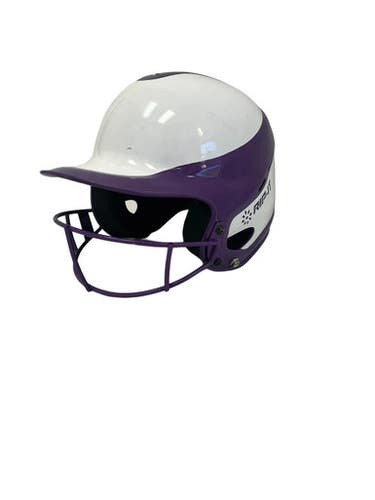 Used Rip-it S M Softball Batting Helmet W Mask White And Purple 11692-s000152039