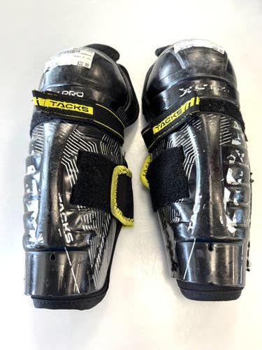 Used Ccm Xf Pro Youth Shin Guards Black 9" 11860-s000310202