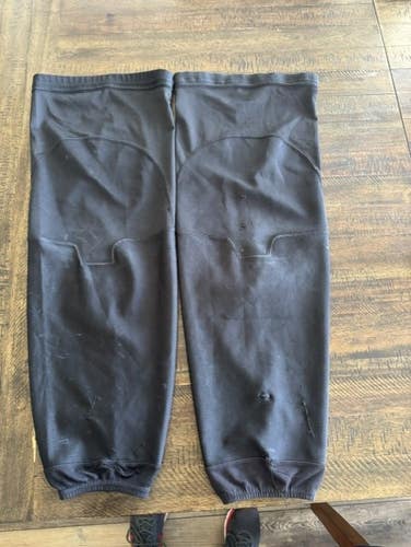 Black Senior XL Reebok Socks Pro Stock (Used)