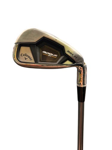 Callaway Rogue ST MAX OS 7 Iron Right Handed Regular Flex Graphite Shaft (New)
