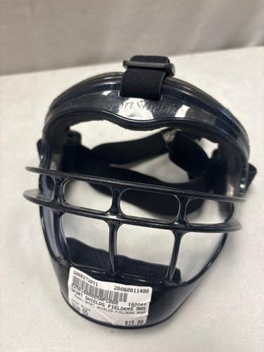 Used Sport Shields Fielders Mask Bb Sb Fielders Mask Black One Size 11490-s000273971