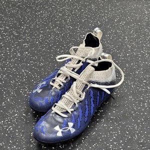 Used Under Armour Spotlight Lux Mc Adult Fb Cleats Navy Blue Senior 10.5 11849-s000040686