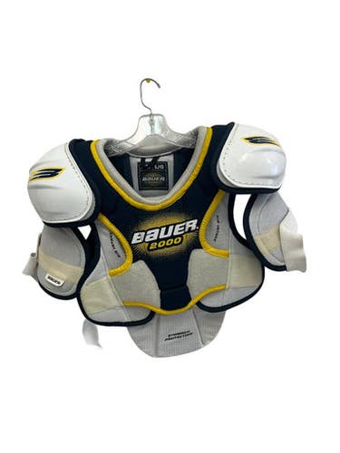 Used Bauer 2000 Senior Lg Hockey Shoulder Pads 11692-s000152222