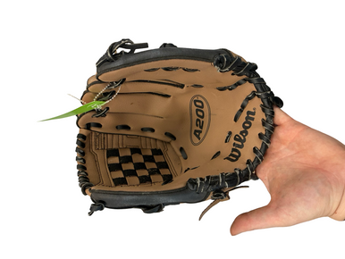 Used Wilson A200 11 1 2in Bb Sb Glove Rh Throw Brown 11 1 2" 11682-s000133869