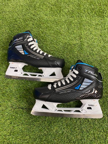 True Catalyst 5x4 Hockey Goalie Skates | Senior Size 9 (Regular)