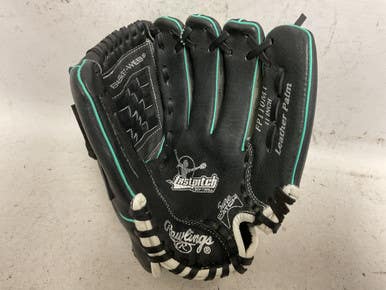 Used Rawlings Fp Fp110mt Rh Throw Fastpitch Gloves Black 11" 11855-s000205053
