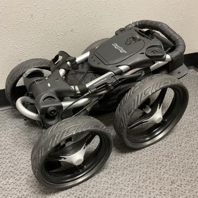Used Bag Boy Quad Golf Cart Black And Silver 4 Wheel 11855-s000205049