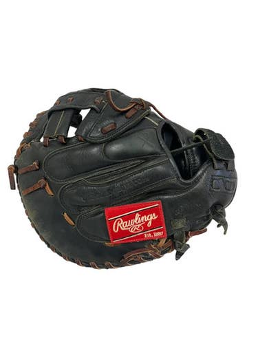 Used Rawlings Gamer Softball Gsbcm33 33" Rh Throw Fastpitch Catchers Glove 11692-s000152233