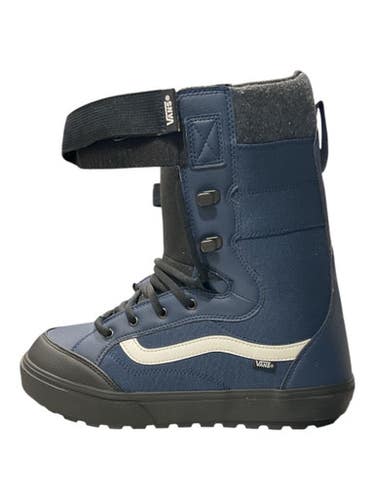 Used Vans Off The Wall Mens Snowboard Boots Navy Blue Senior 11.5 11847-s000036150