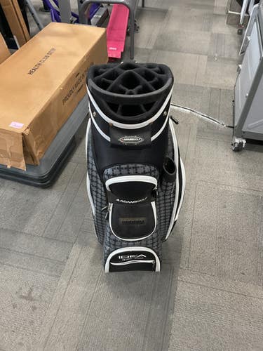 Used Adams Golf Idea A12 Os Mens Cart Bag Black 11614-s000237971