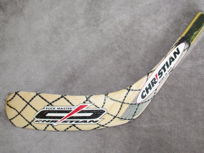 2 New Christian Puck Master Left LH Handed Pro Stock Replacement Hockey Stick Blades SWEET CURVE P92