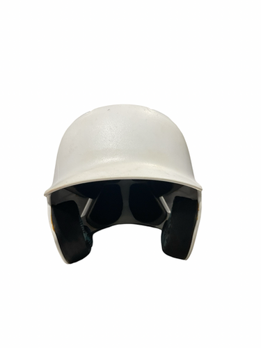 Used Easton Bb Helmet 7 1 8-7 3 4 Batting Helmet No Mask White One Size 11834-s000052160