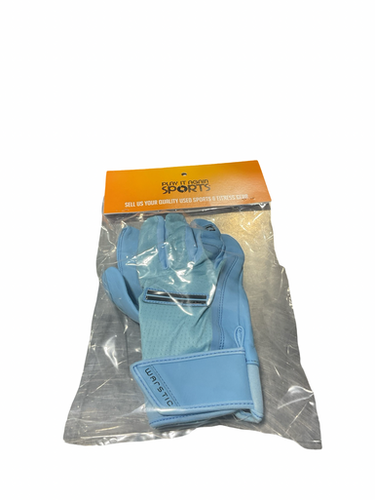 Used Warstic Bb Sb Batting Gloves Carolina Blue Md 11834-s000052129